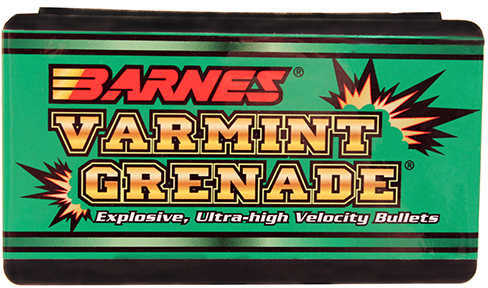 BARNES VARMINT GRENADE BULLETS 223 CAL 50GR FB Model: 30198