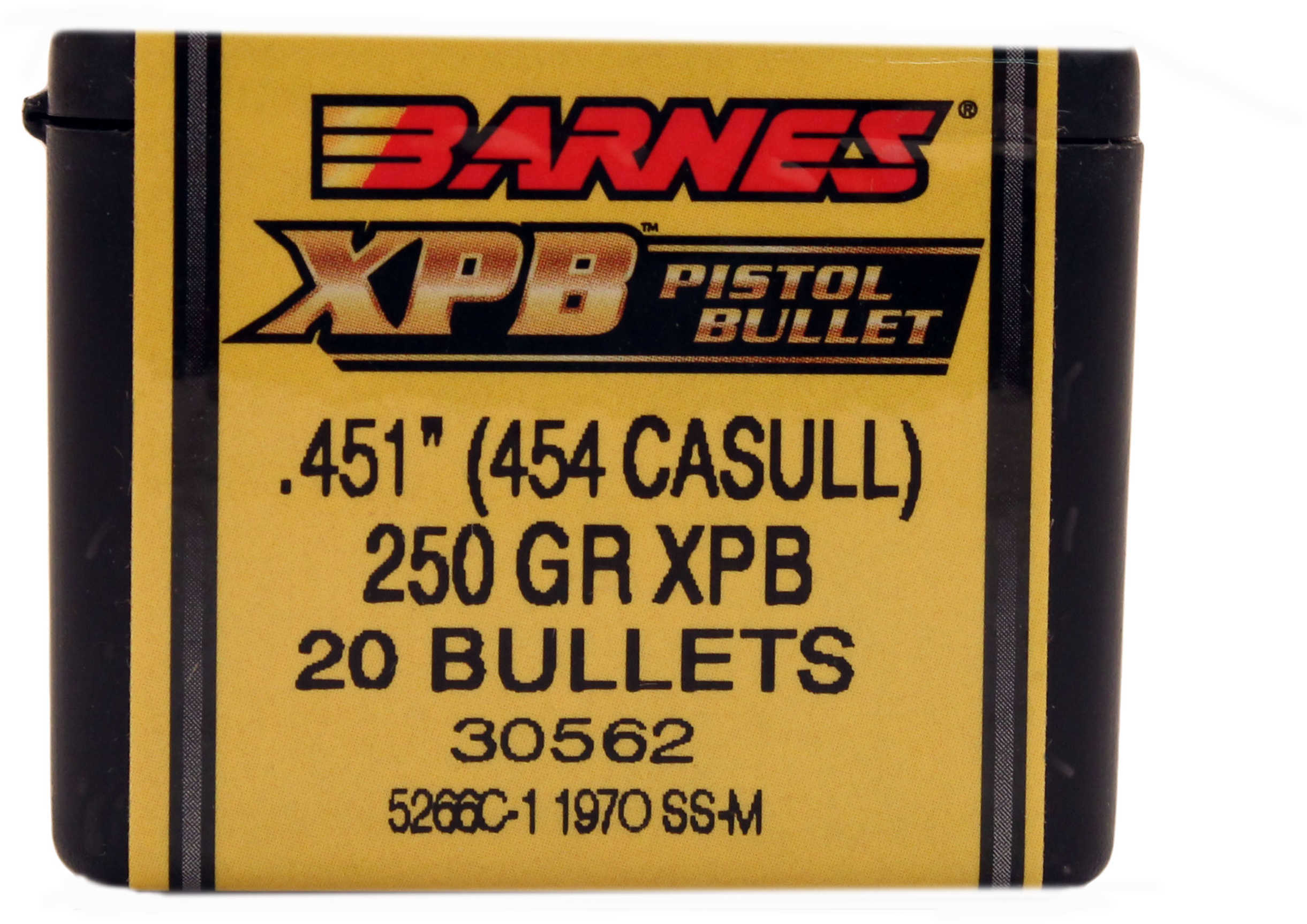 Barnes XPB 460 S&W (0.451'') Pistol Bullets