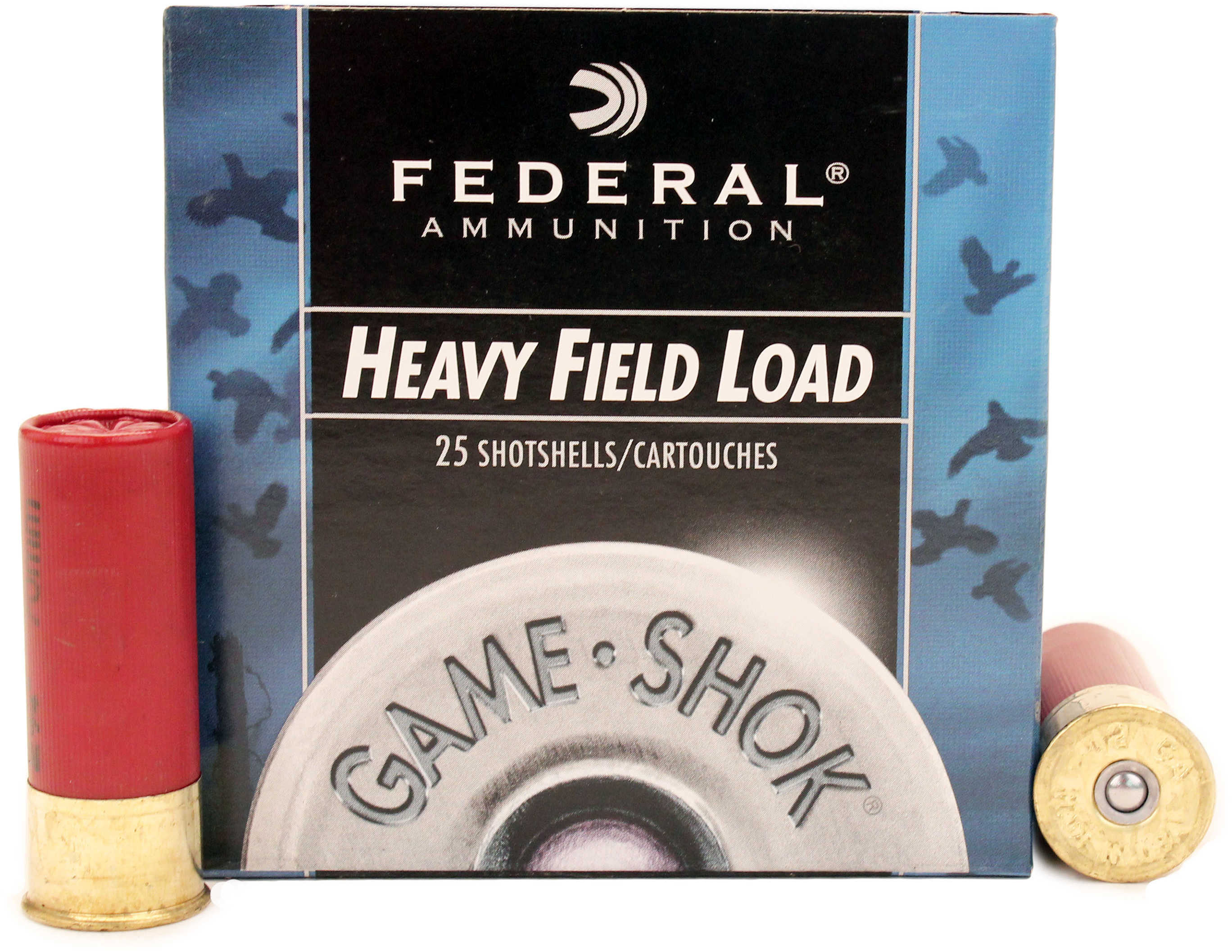 12 Gauge 2-3/4" Lead #6  1-1/4 oz 25 Rounds Federal Shotgun Ammunition