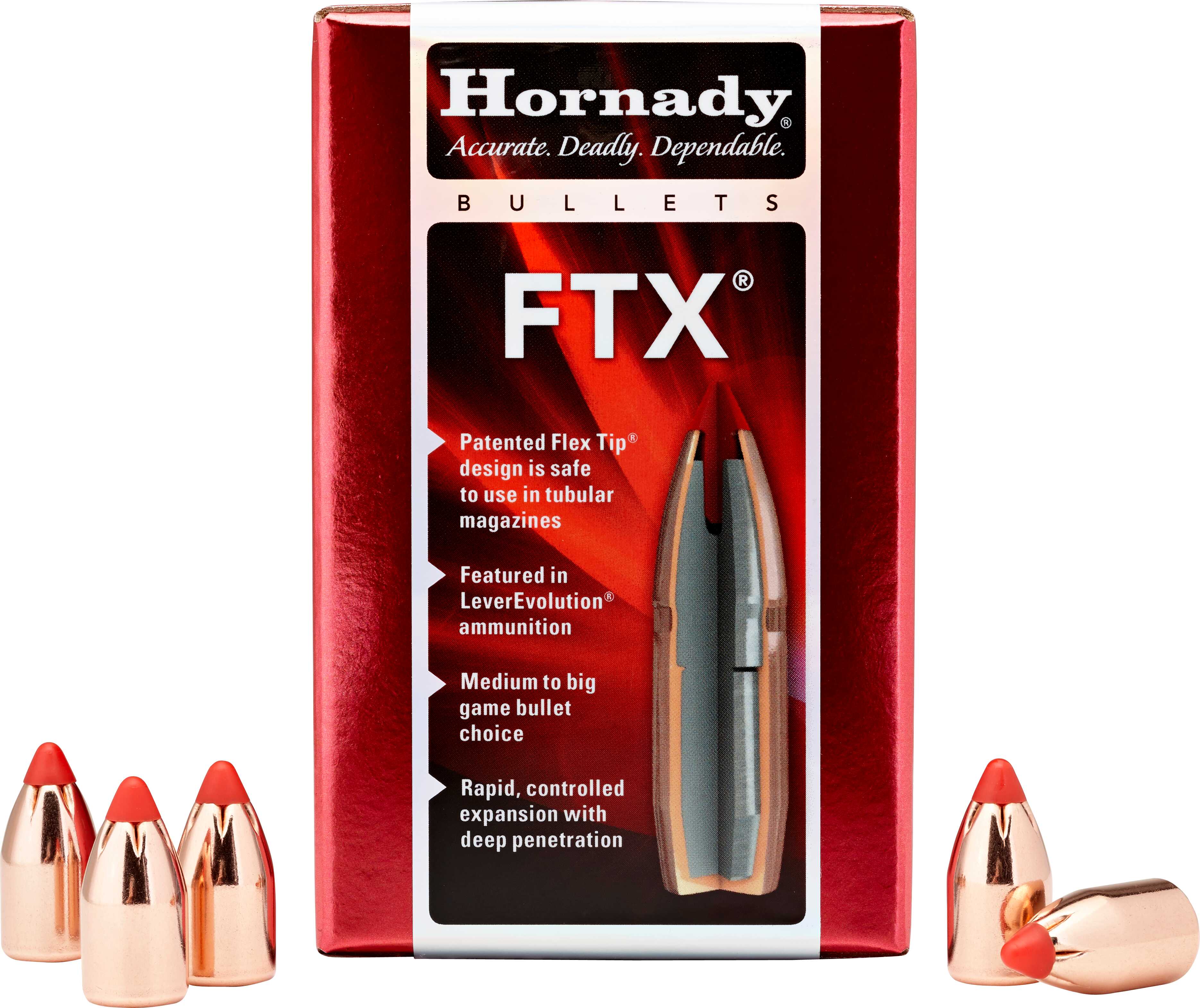 Hornady 32 Caliber .321 165 Grain FTX 100/Bx