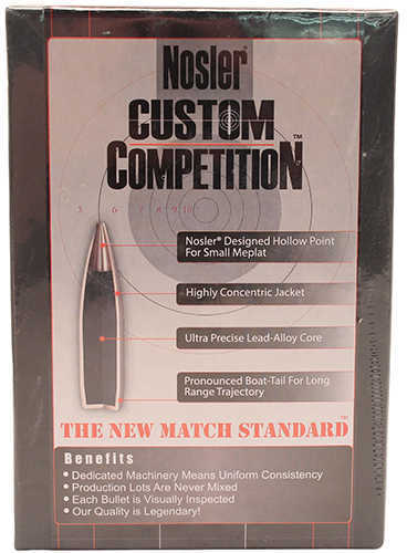 Nosler 22 Caliber 80 Grains Custom Competition HPBT