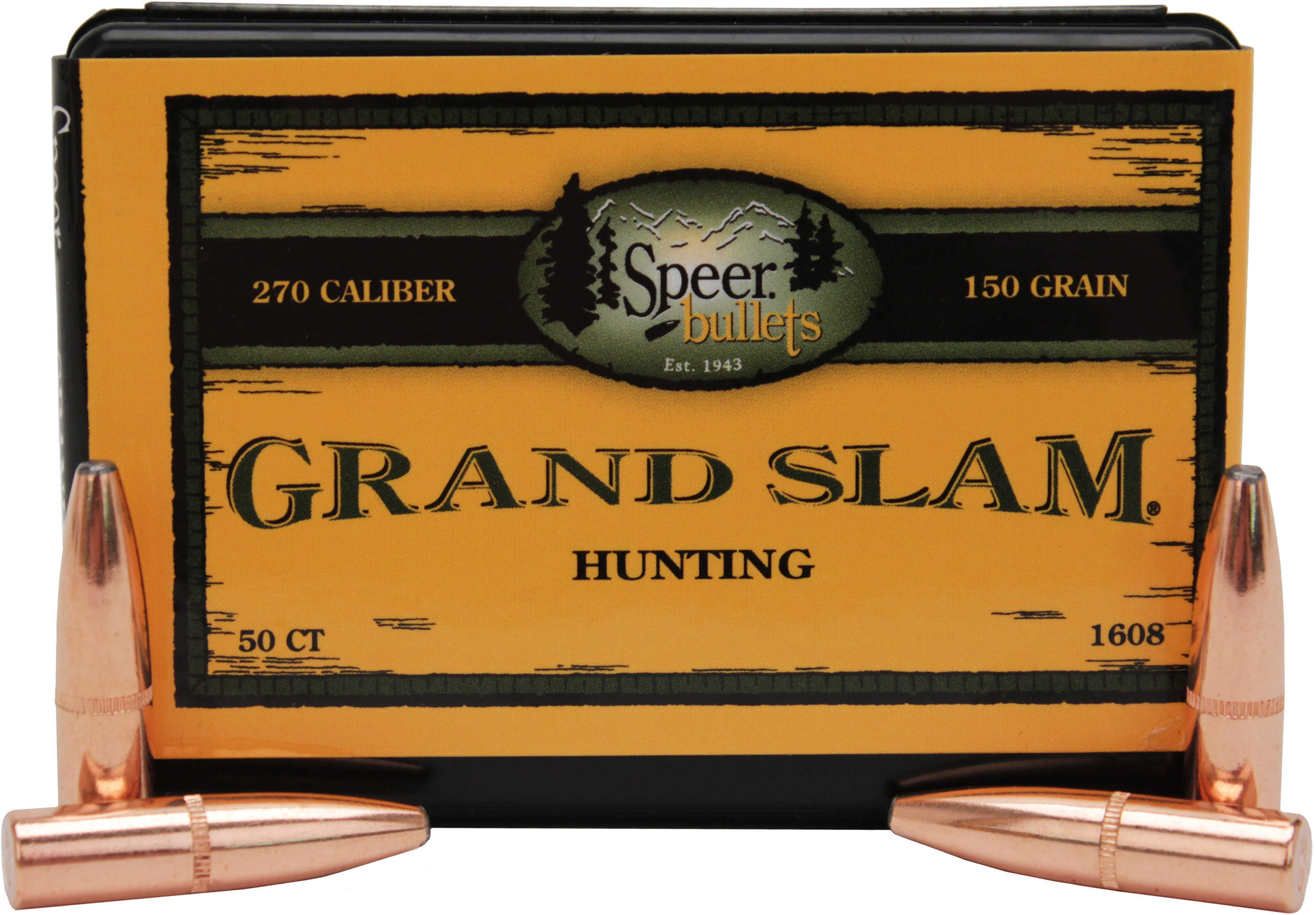 Speer 270 Caliber .277 Diameter 150 Grain Grand Slam Soft Point 50 Count