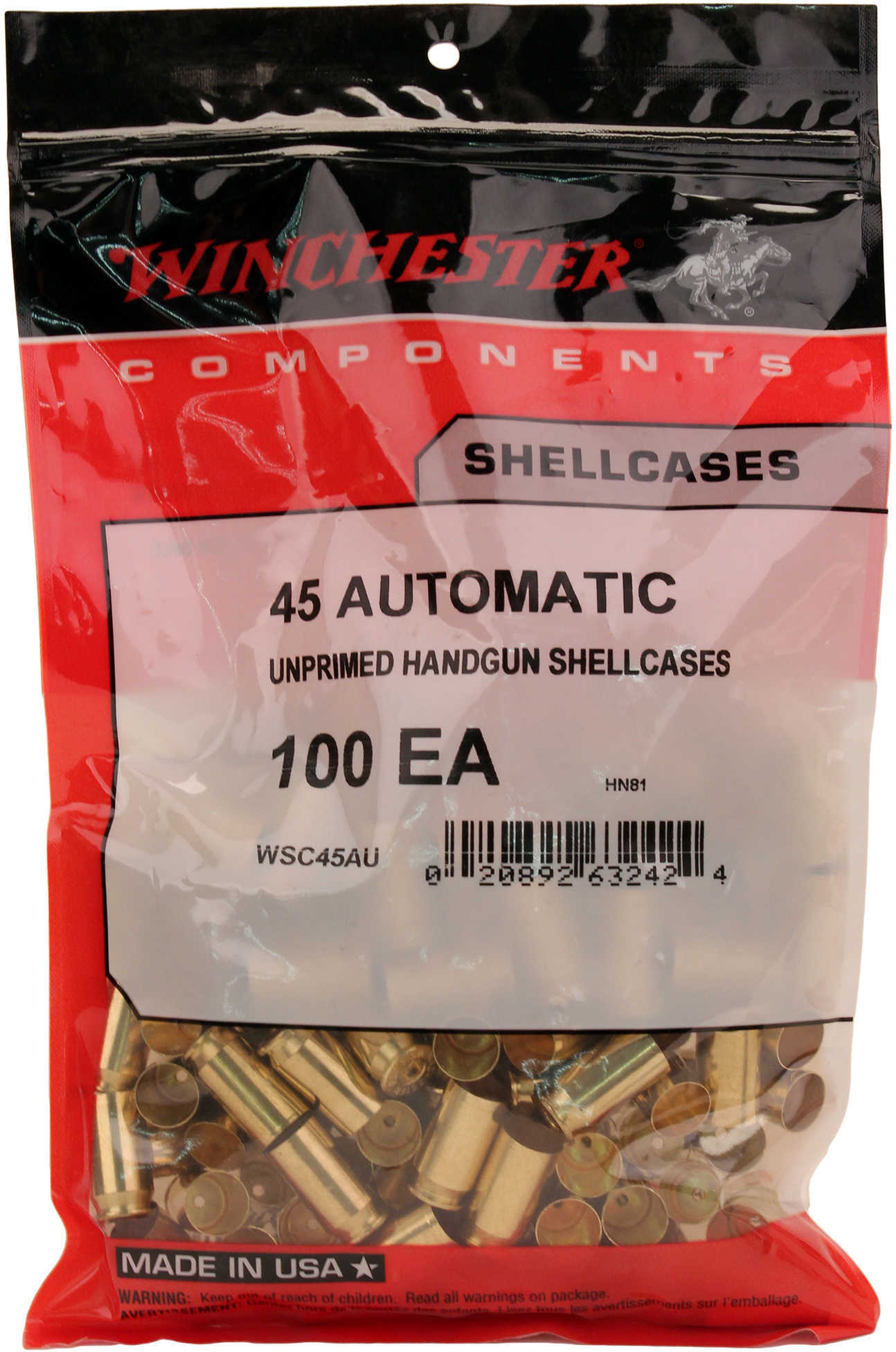 Winchester Brass 45 Auto Handgun