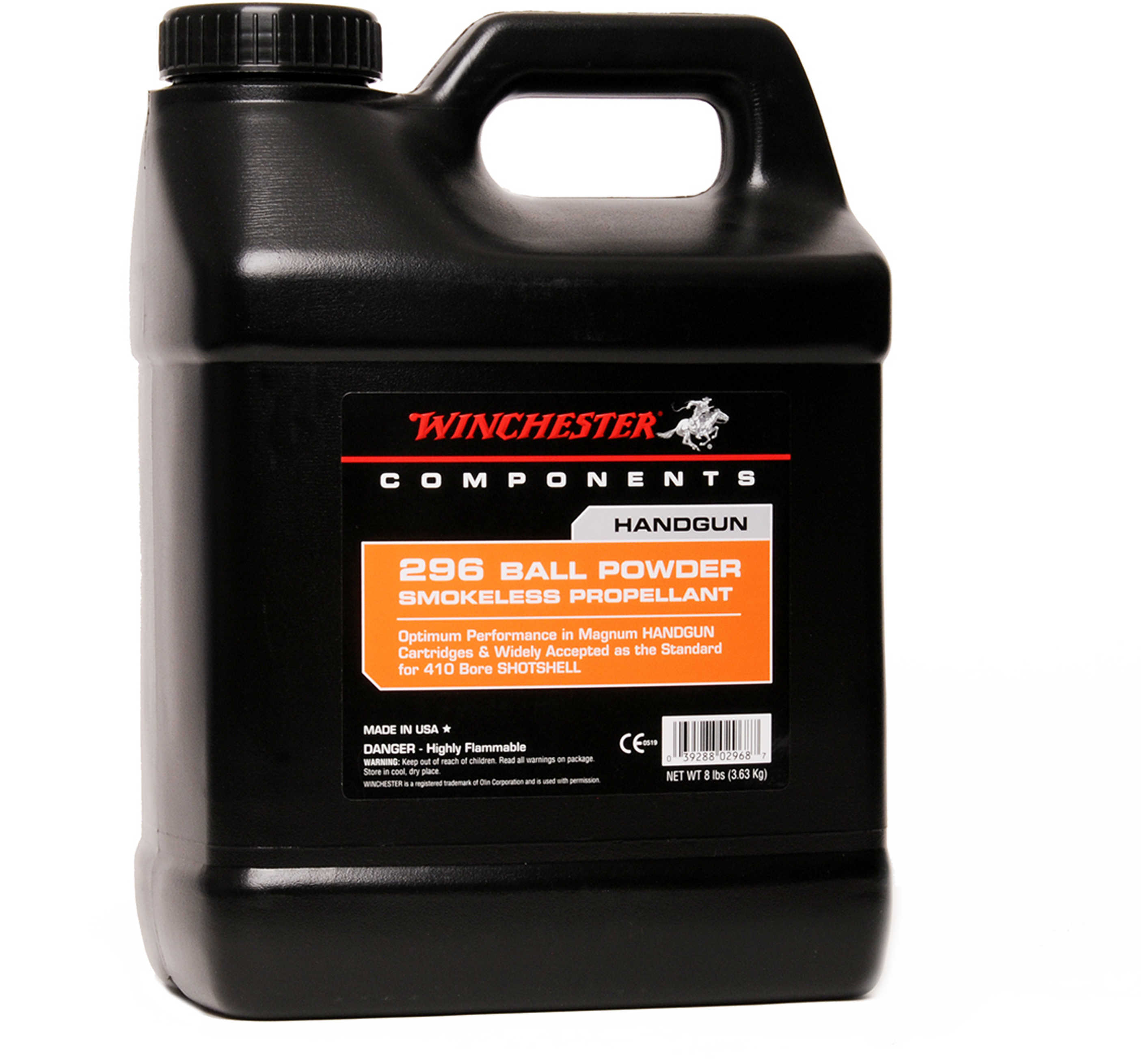 Winchester Powder 296 Smokeless 8 Lb