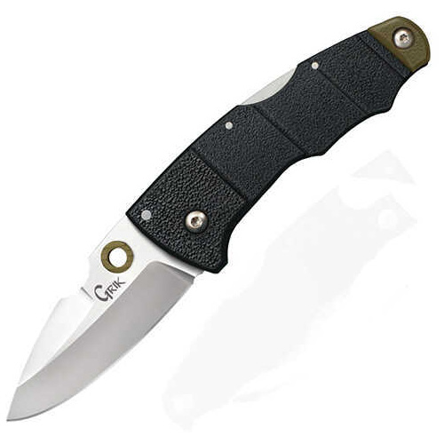 Cold Steel Cs-28E Grik 3" Folding Plain AUS 8A Blade FRN Black/OD Green Handle