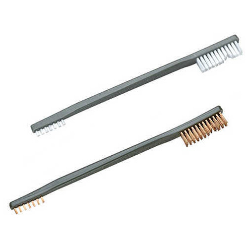 Otis FG327Nb Bore Brush Set 6.8mm/7mm/270 Cal 8-32 Thread 2" Long Bronze/Nylon Per Pkg