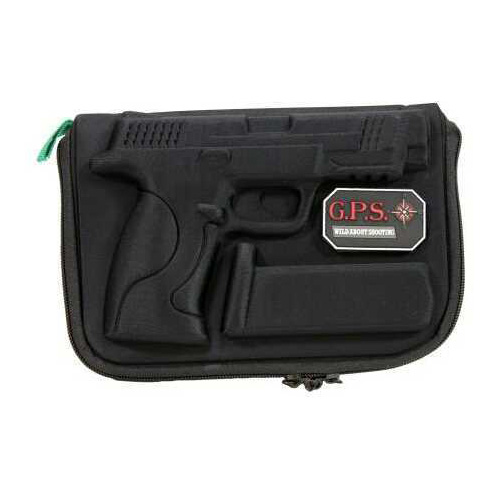 G*Outdoors GPS-912Pc Molded Pistol Case Black 1 Handgun For S&W M&P Full,Compact