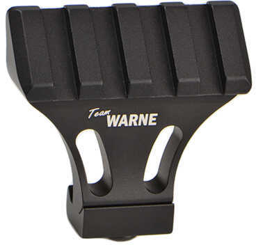 Warne A645TW Side Mount Adapter Black Aluminum 45 Degree Angle