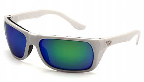 Venture Gear Vallejo White Frame Green Polarized Lens