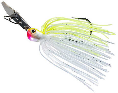 Z-Man Chatterbait Jack Hammer Jig, 3/8 Ounce, Chartreuse/White, Pack of 1 Md: CBJH38-02