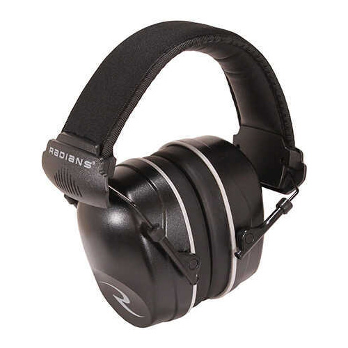 Radians R2500Cs Earmuff 37 Db Over The Head Black Cups With Headband Adult