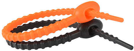 UST Snake TIES 6 Pack 3Black/3 Orange 8" .2Oz