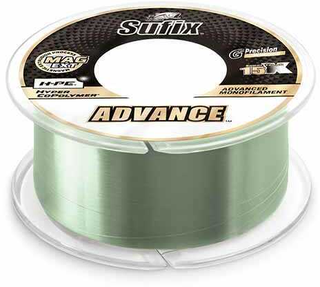 Sufix Advance&reg; Monofilament - 17lb - Low-Vis Green - 330 yds