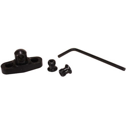 Grovtec US Inc GTSW111 Flanged Stud Mount KeyMod Black Anodized 6061 Aluminum