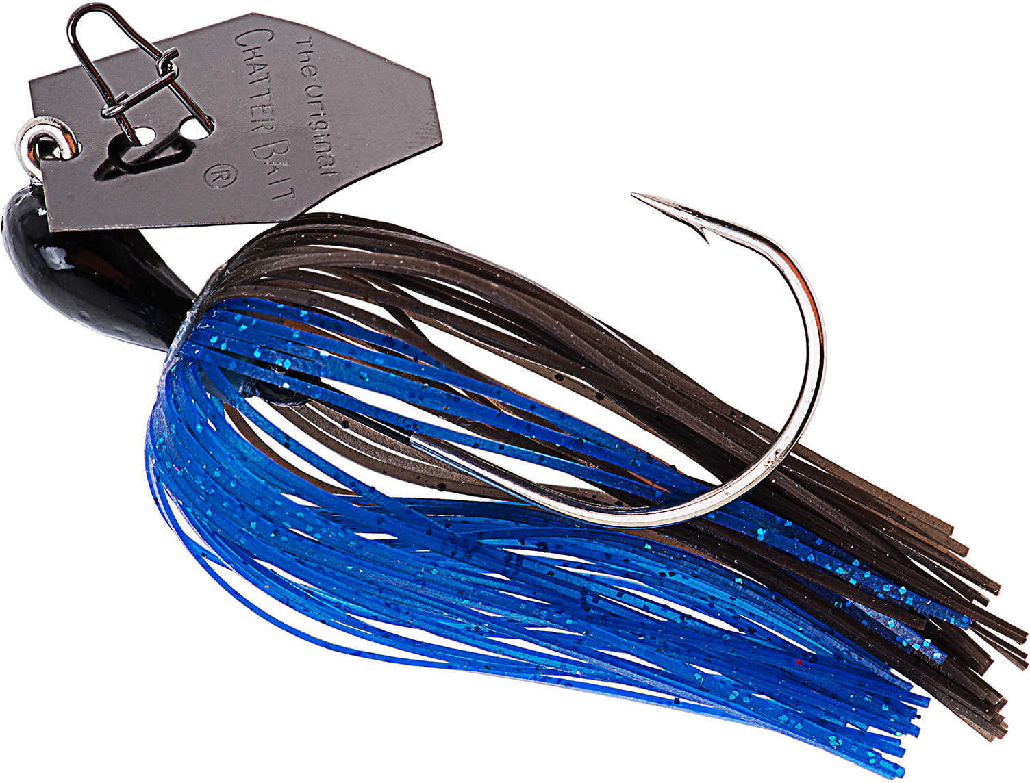 Z-Man Fishing Products Chatter Bait 1/2 Ounce Blue/Black Lure, Md: CB12-74