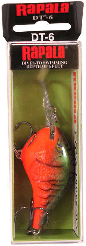 Rapala Dt Crankbait 2-1/8In 3/8Oz (6Ft) Red Crawda Model: DT06RCW