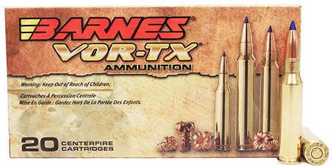 Barnes VOR-TX Ammunition 7mm-08 Remington 120 Grain Tipped TSX Boat Tail 20 Rounds