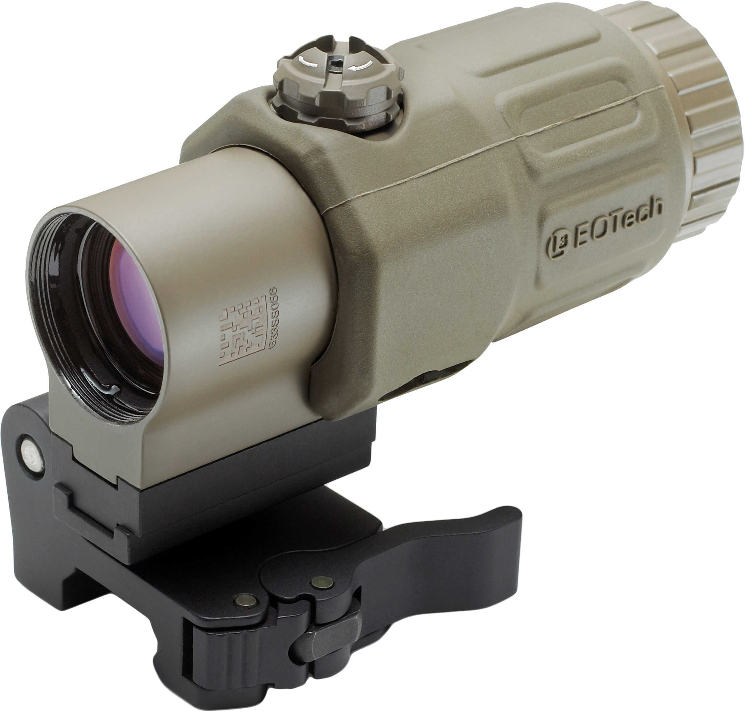 EoTech G33 3x Magnifier with Quick Disconnect Tan STS Mount Model: G33.STS TAN