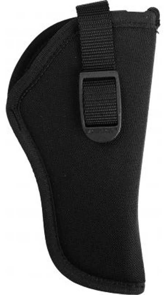 Uncle Mikes Sidekick Hip Holster For 3" - 4" Barrel Medium And Large Double Action Revolvers In Black Right Hand