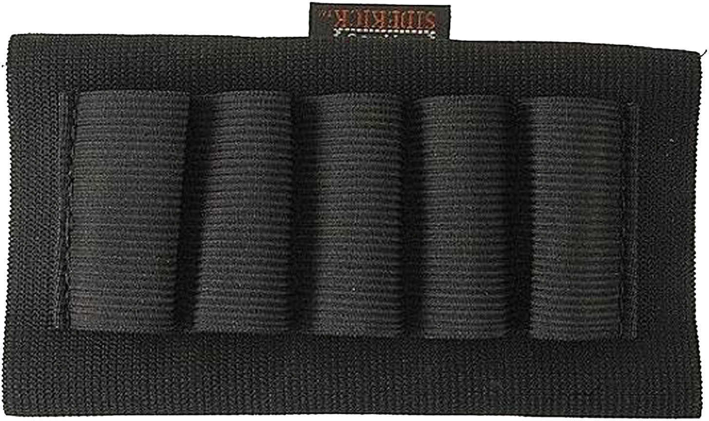 Uncle Mikes Plain Black Cartridge Holder For Shotgun Buttstock