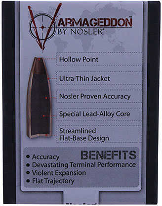 Nosler Bullets 20 Caliber .204 32 Grains VARMAGEDDON FBHP 100CT