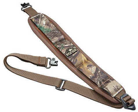 Butler Creek 181019 Comfort Stretch Rifle with Swivel 44" x 2.5" 1" Neoprene Realtree Xtra