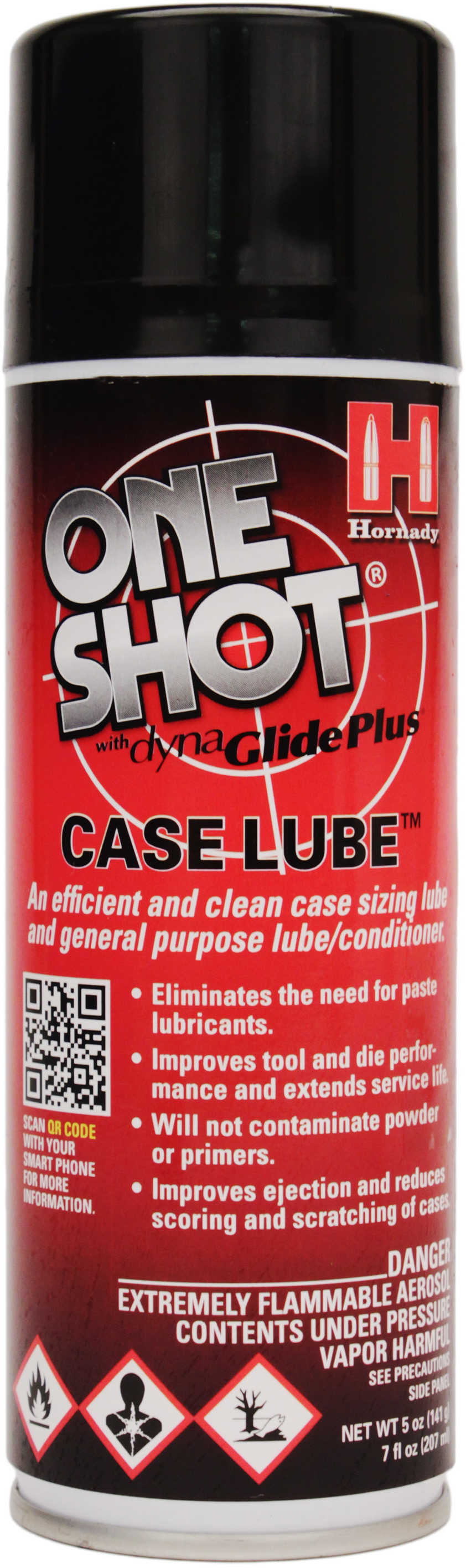 Hornady One Shot Aerosol Spray Case Lube 5 oz. Model: 9991