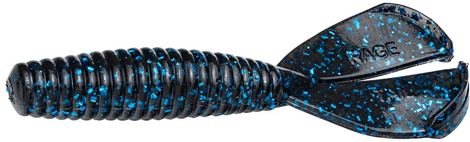 RG Baby Menace Grub 3in 9pk BLACK BLUE FLAKE Model: RGBM-2