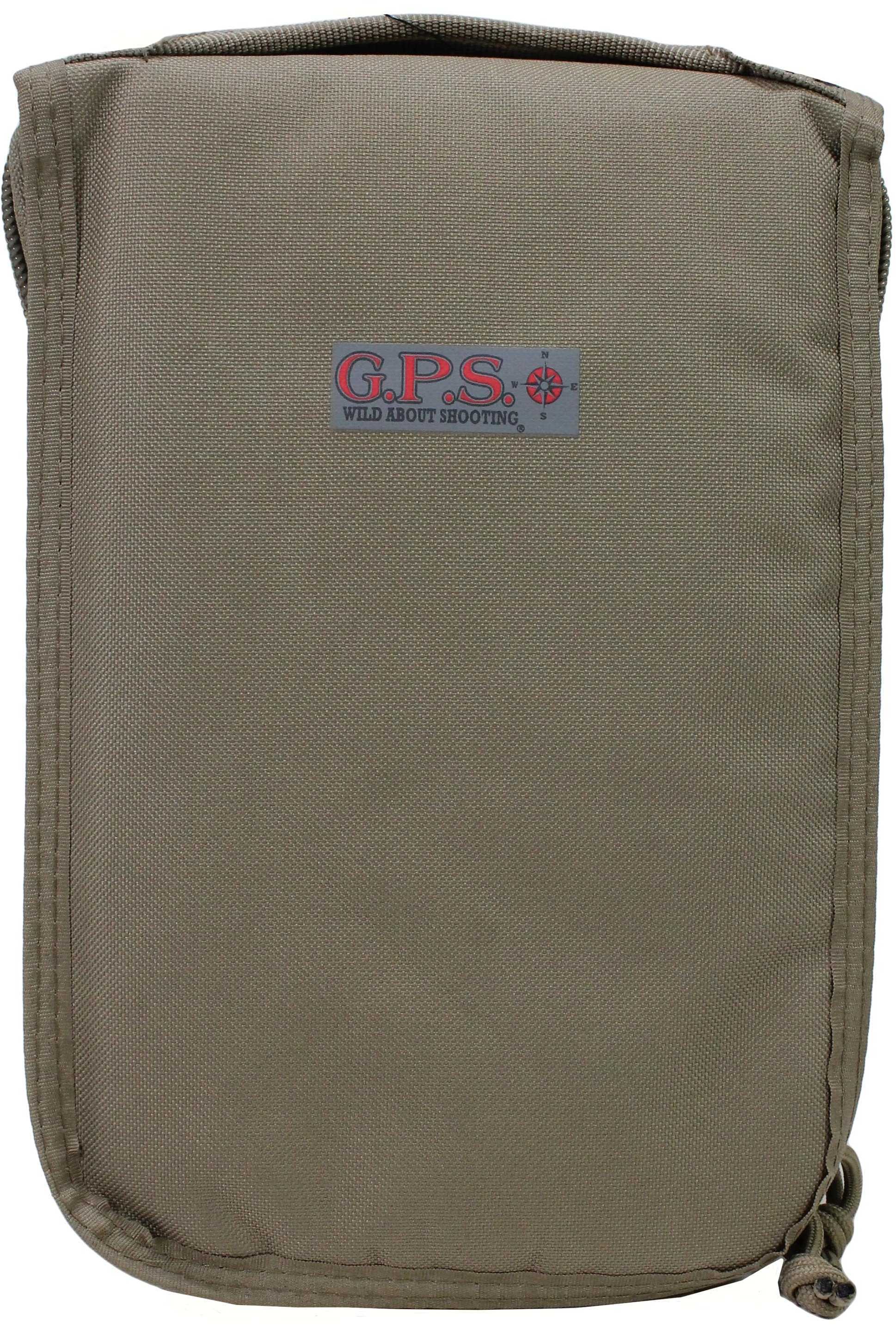 G*Outdoors GPS-T1175Pct Tactical Pistol Case Tan 1000D Nylon Handgun Fits The Range Backpack