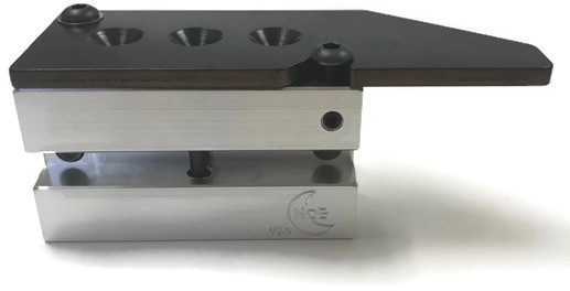 Bullet Mold 3 Cavity Aluminum .314 caliber Gas Check 135gr with Spire point profile type. Designed for use in 7