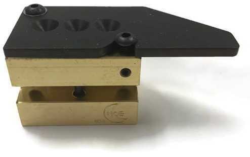 Bullet Mold 2 Cavity Brass .360 caliber Plain Base 163gr with a Semiwadcutter profile type. BRP Designed Semi-w