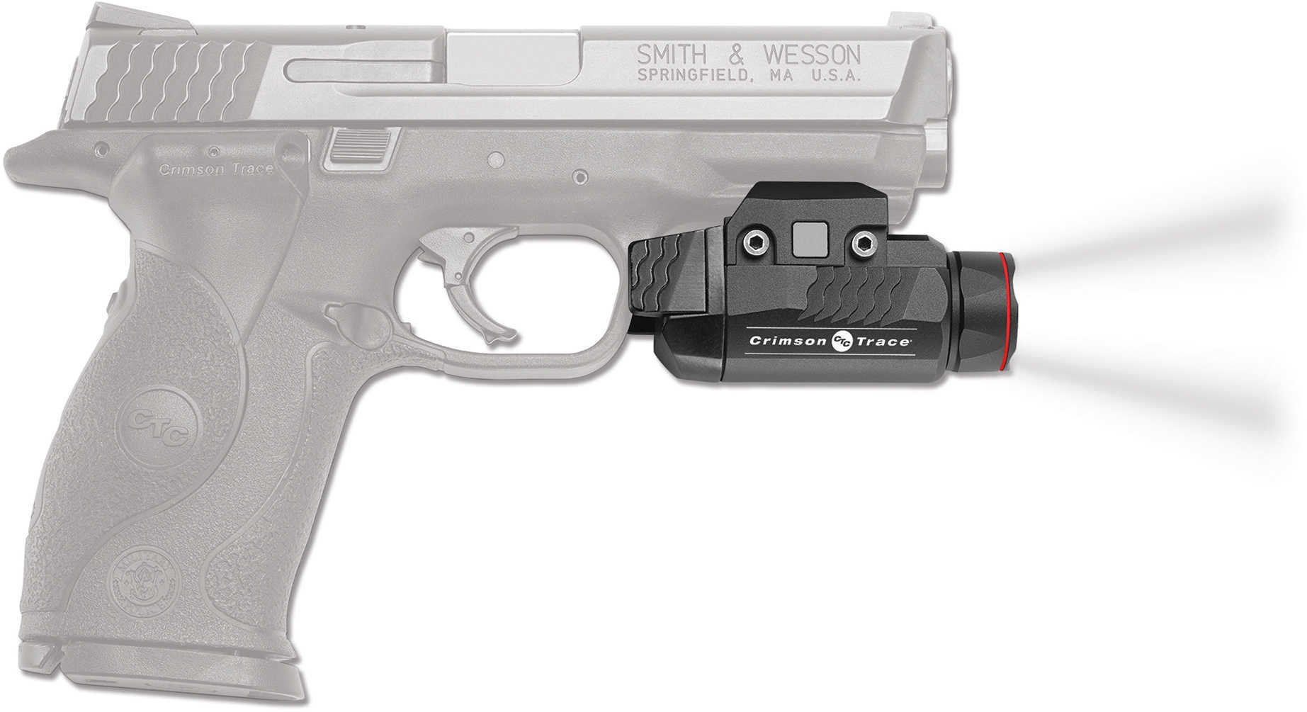 Crimson Trace CMR208S Rail Master Universal Tactical Light 420/110 Lumens Cr123A Lithium (1) Black