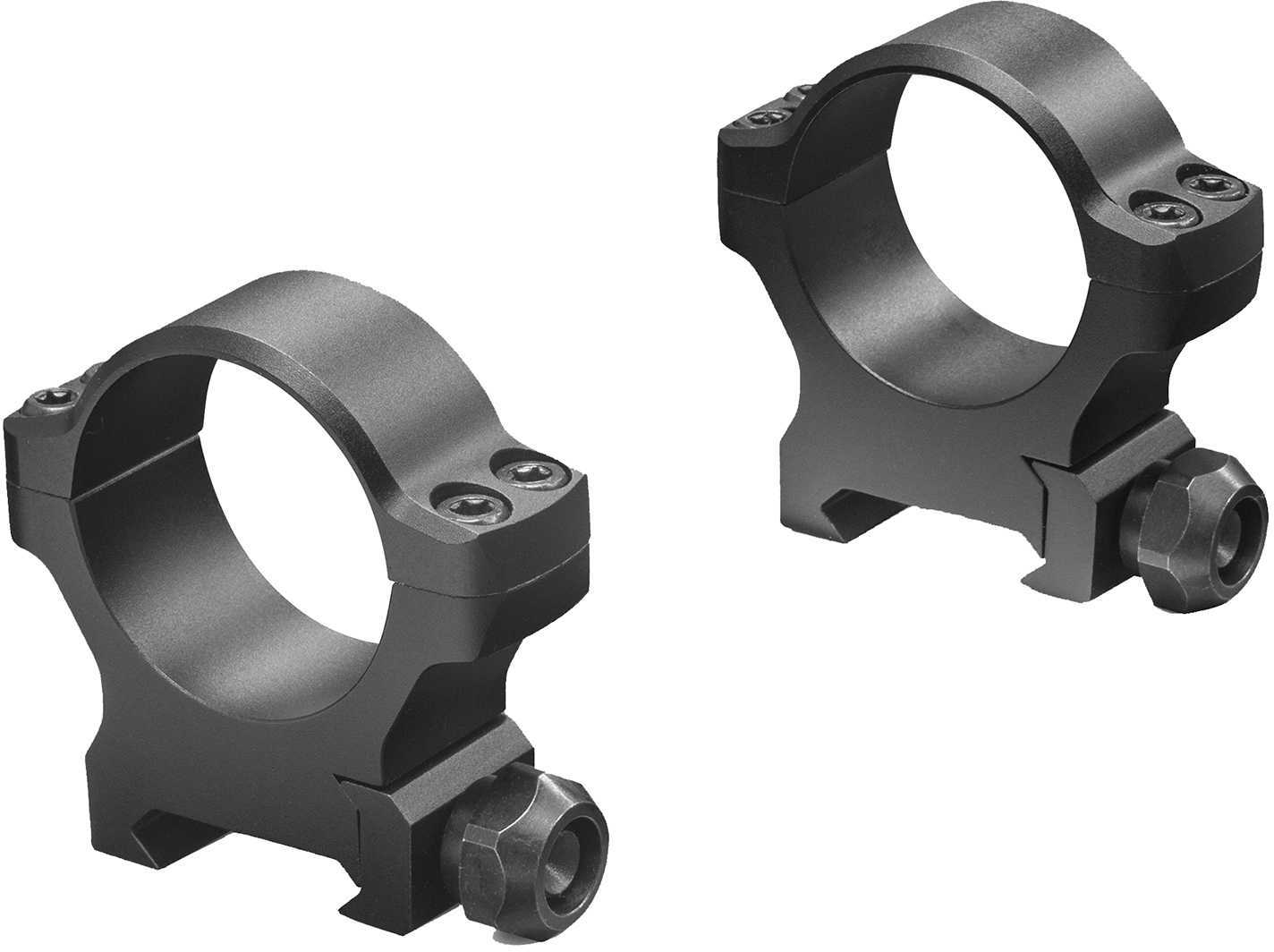 Leupold 175119 BackCountry Cross-Slot Ring Set 30mm Diam Low Aluminum Black Matte