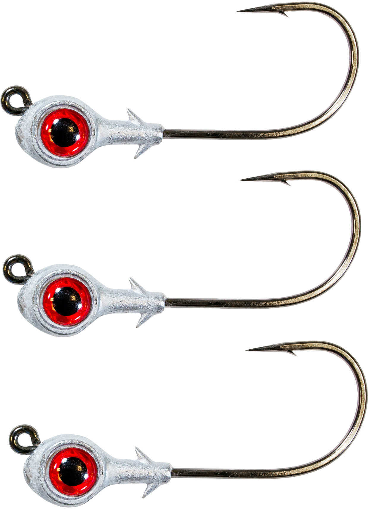 ZMAN REDFISHEYE JIGHD 3PK 1/8 RED