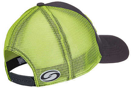 SK TRUCKER CAP CHARCOAL/GREEN MESH