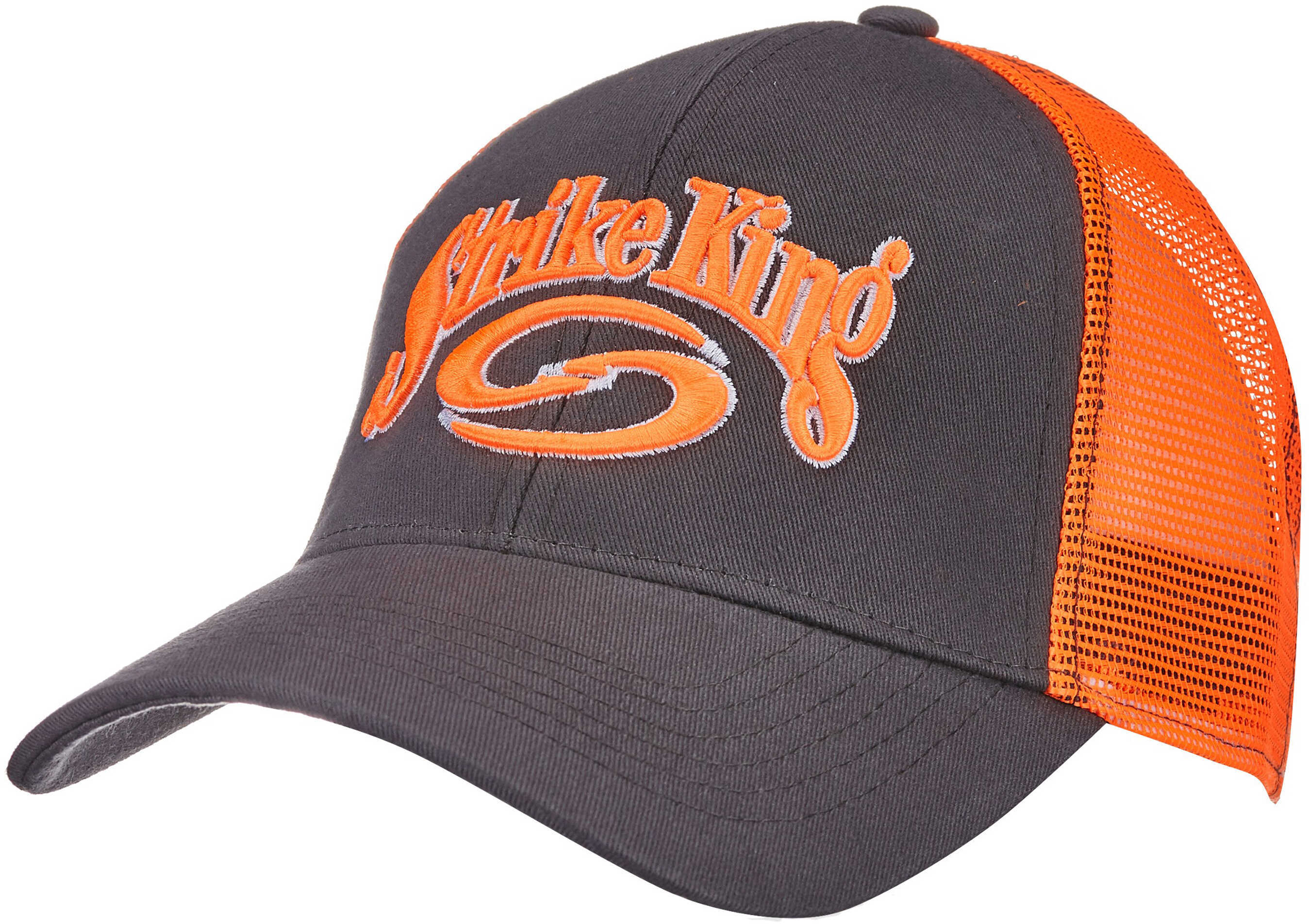 SK TRUCKER CAP CHARCOAL/ORANGE MESH