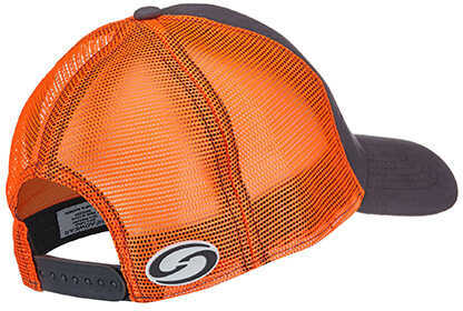 SK TRUCKER CAP CHARCOAL/ORANGE MESH