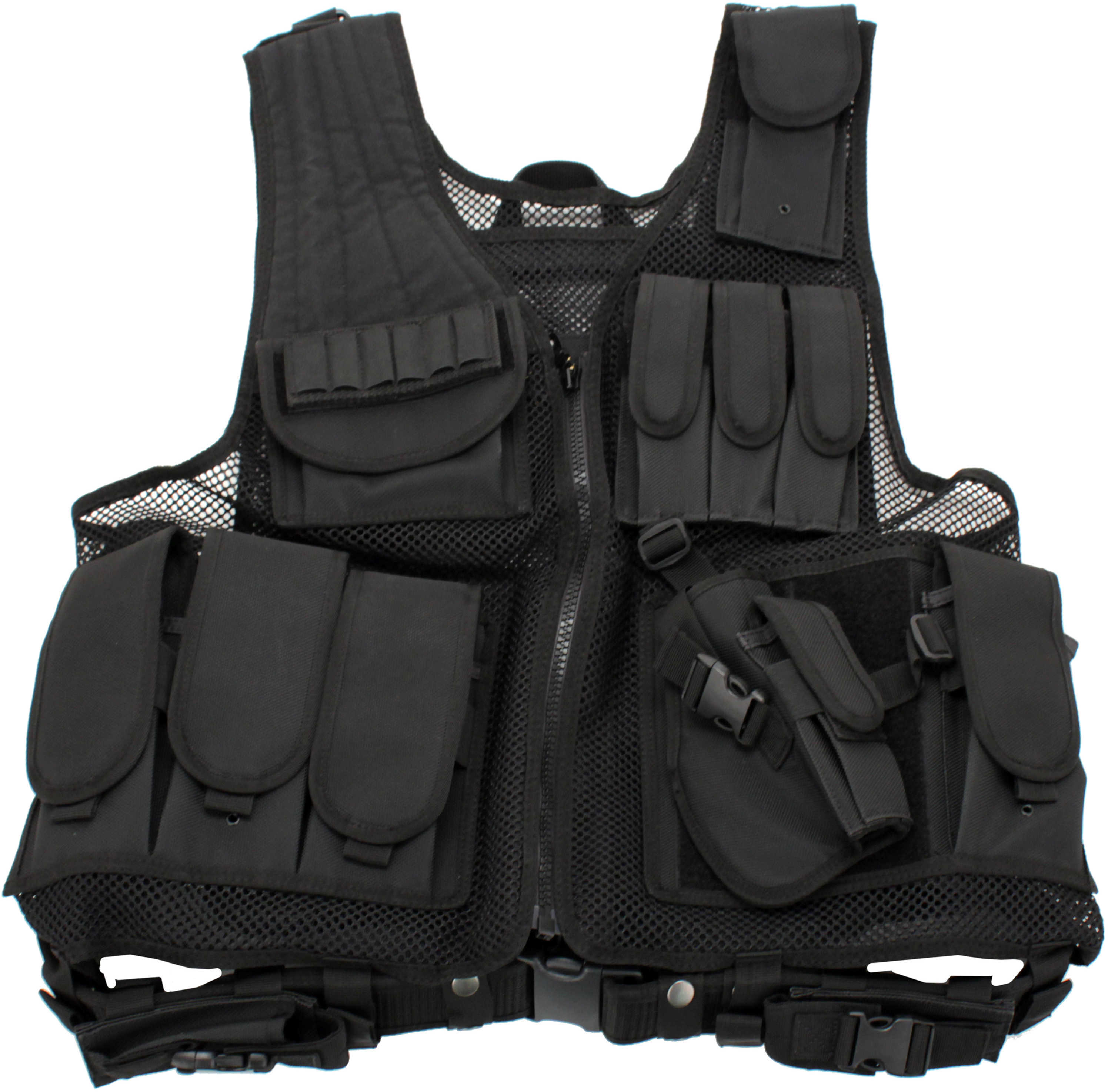 Galati Gear Black Deluxe Tactical Vest - Standard