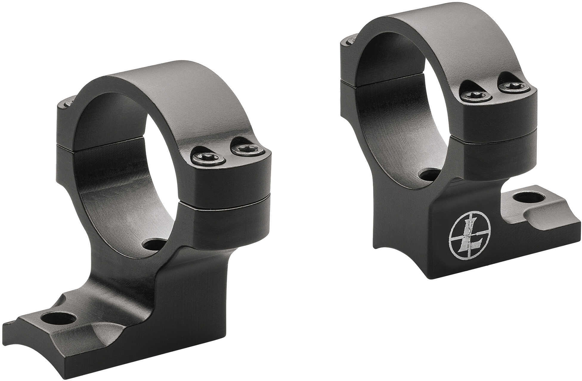 Leupold 171099 BackCountry 2-Piece Base/Rings For Remington 700 1" Ring High Black Matte Finish