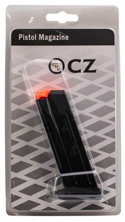 CZ USA P-10 Compact 15 Round Magazine 9mm Luger Reversible Release Compatible Matte Black Finish