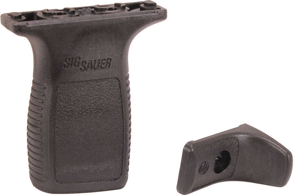 Sig Sauer KITTRDGRIPVE Tread Vertical Grip/Barricade Stop Polymer Black