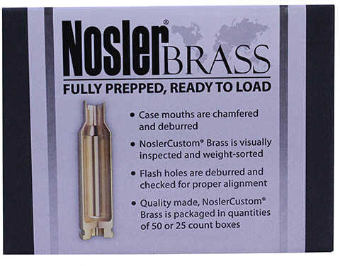 30 Nosler Unprimed Rifle Brass 25 Count