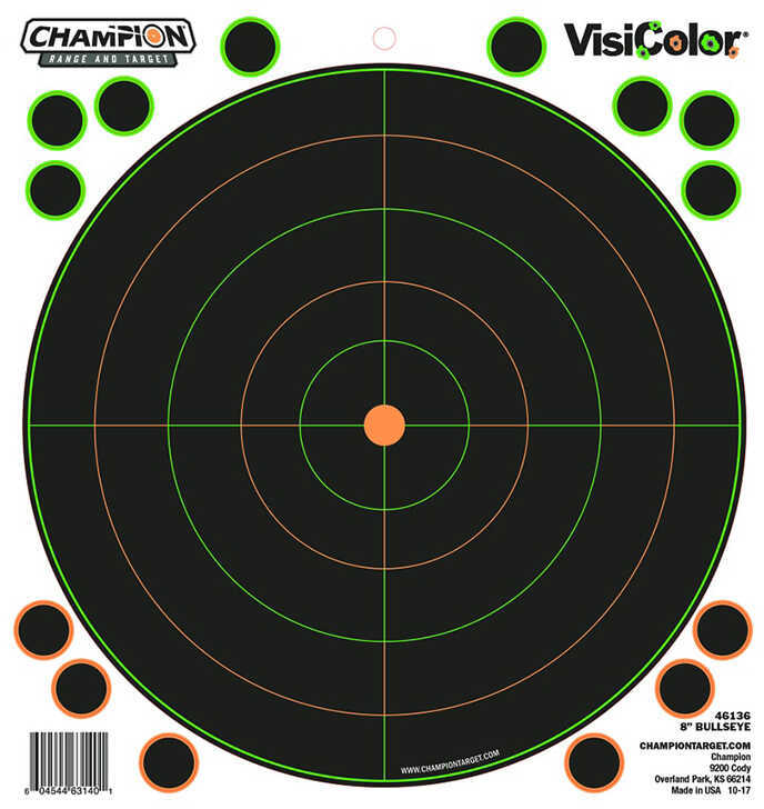 Champ 8BULLS Eye 5Pk W/40 PASTORS