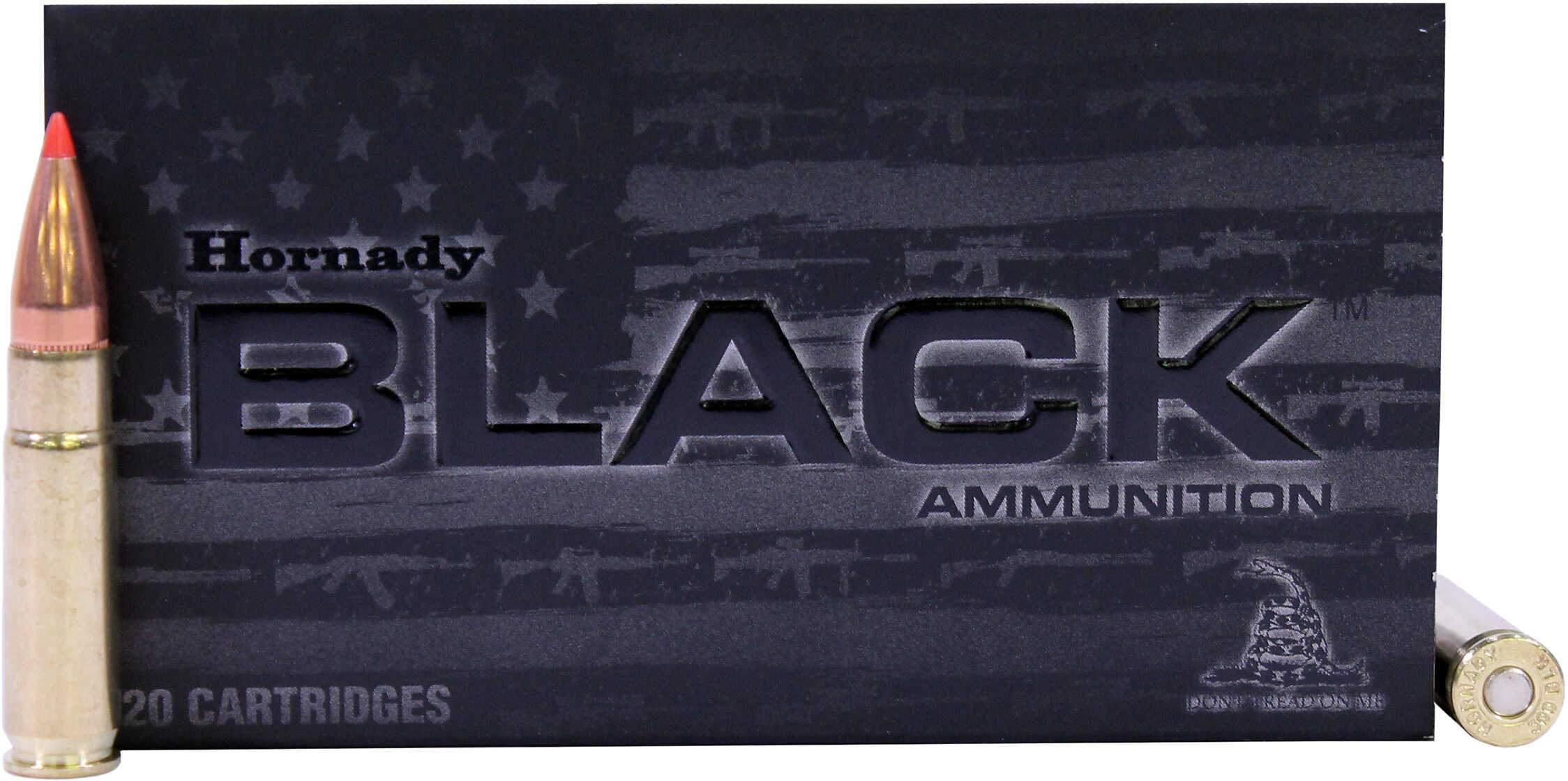 Hornady Black Rifle Ammunition .300 AAC Blackout 110 Gr V-Max 2375 Fps 20/ct