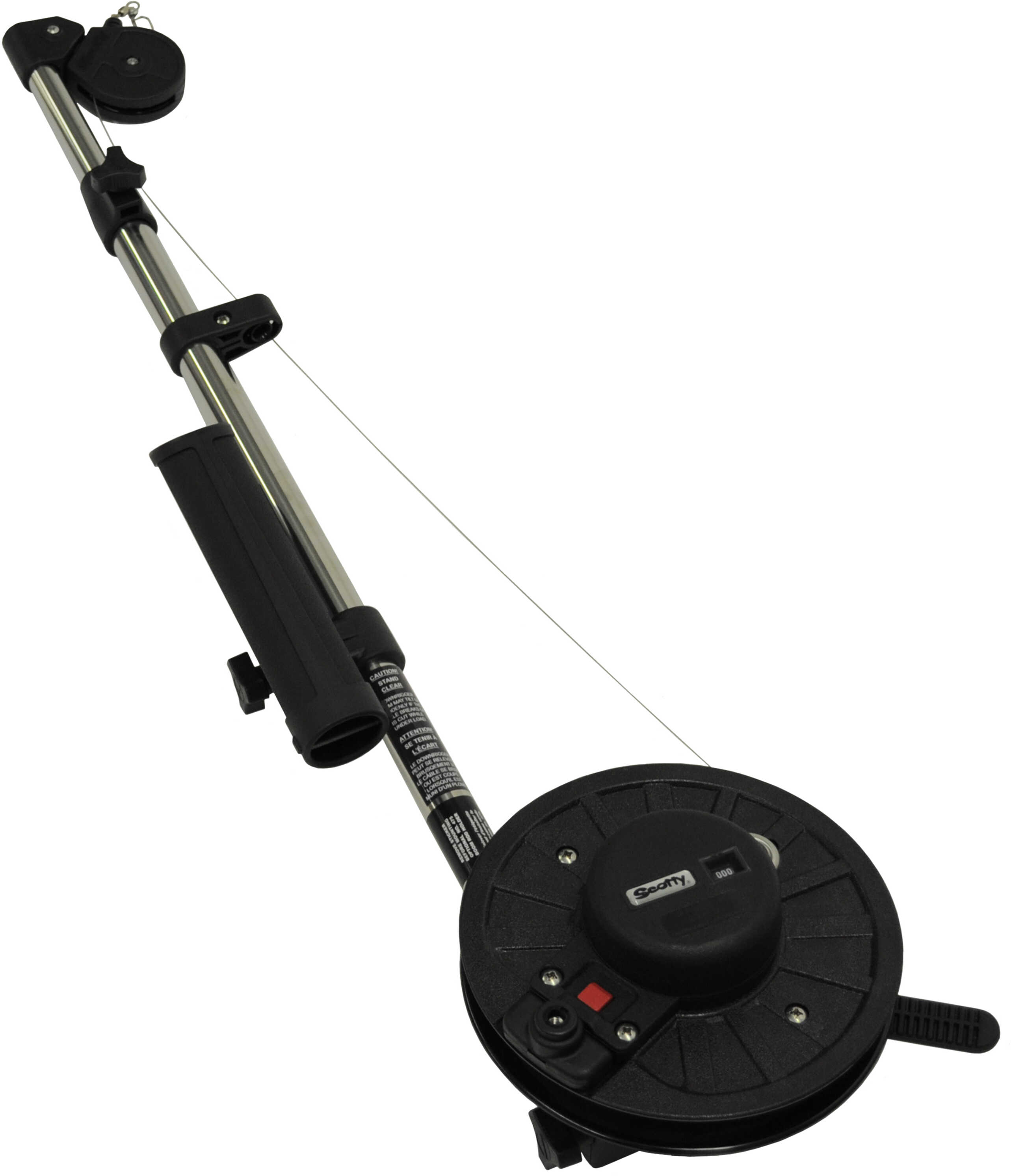 Scotty 1091 Telescoping 60" Longarm Combo Manual Downrigger w/ Swivel Base