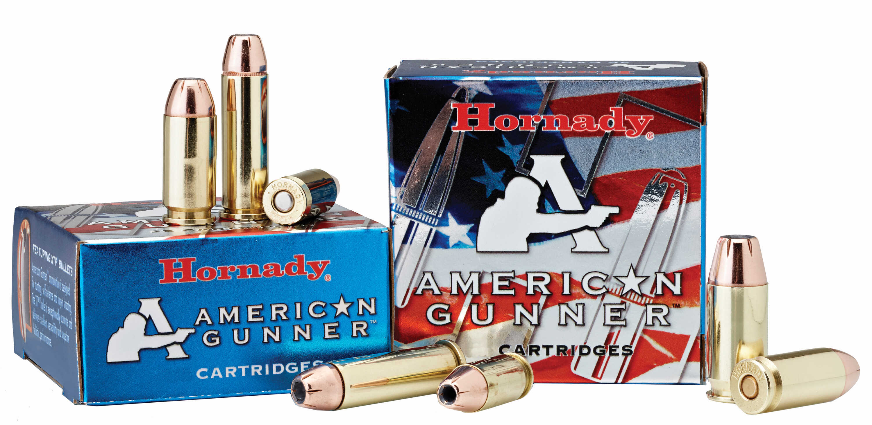 Hornady American Gunner Handgun Ammunition 9mm (+P) Luger 124 Gr XTP 1200 Fps 25/Box