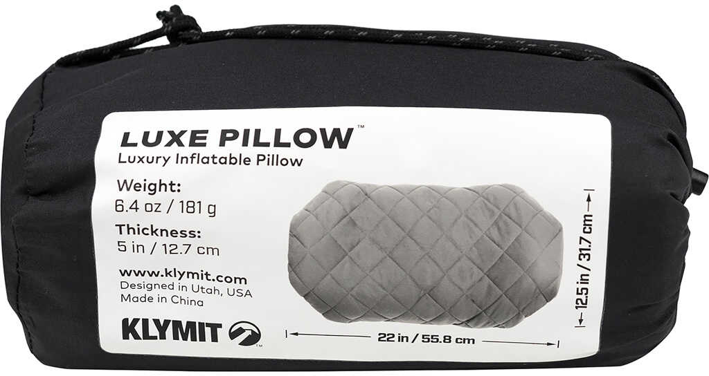 Klymit Luxe Pillow Grey