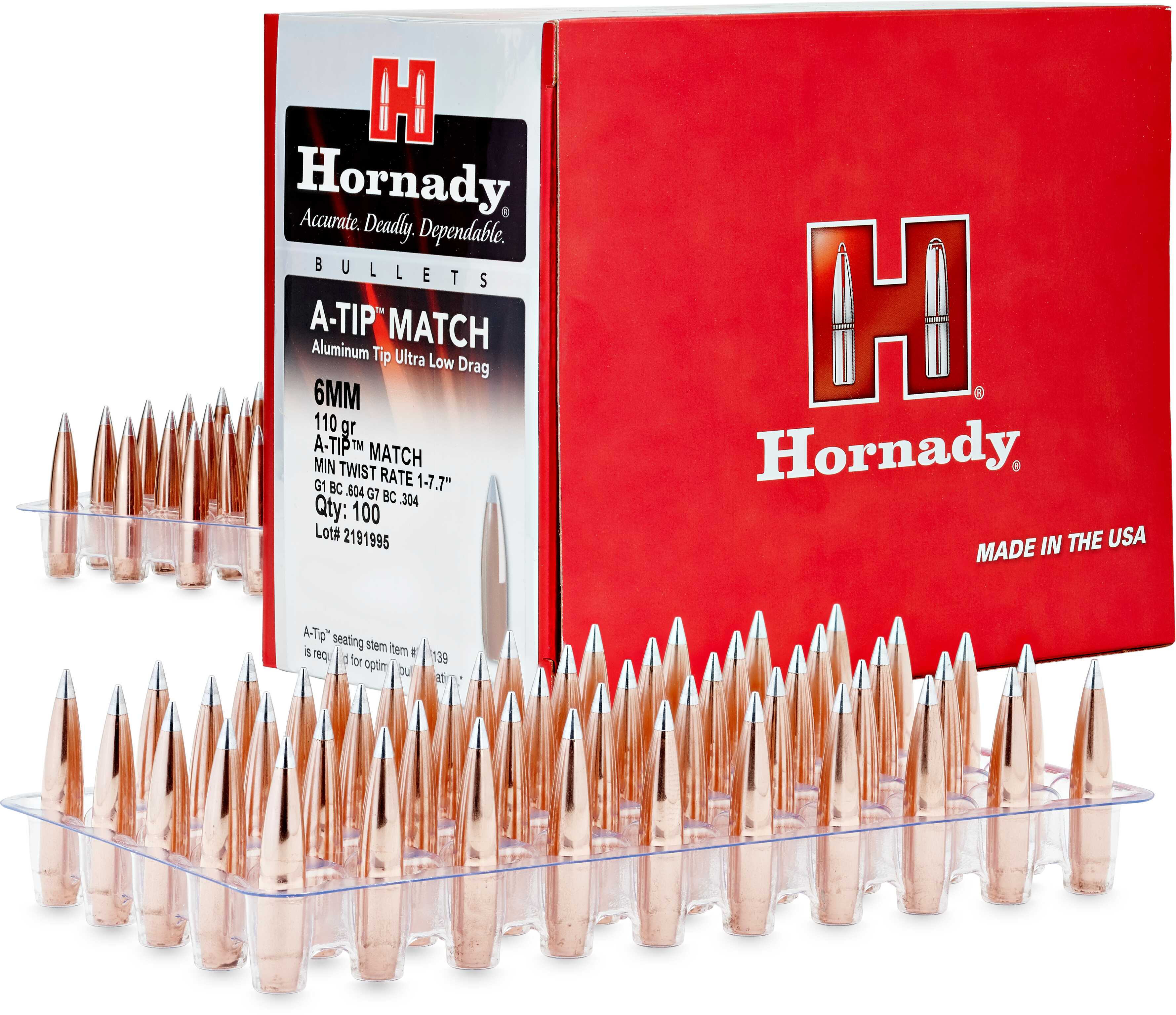 Hornady 416 Caliber .416 Diameter 500 Grain A-Tip Match 25 Count