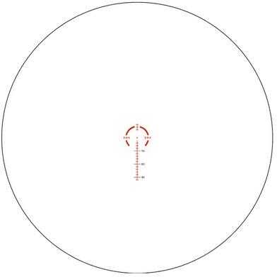 1-6x24mm SFP IR Guerrilla Dot BDC Red Reticle Black