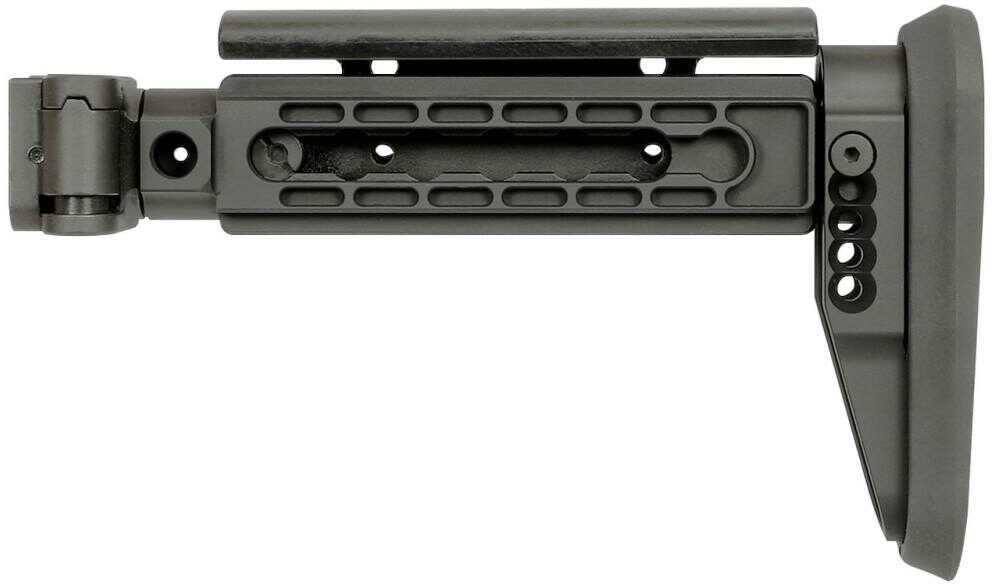 Midwest Industries Alpha Side Folding Stock Fits Ak47 And Other Firearms That Include 1913 Adapter Black Mi-ak-a